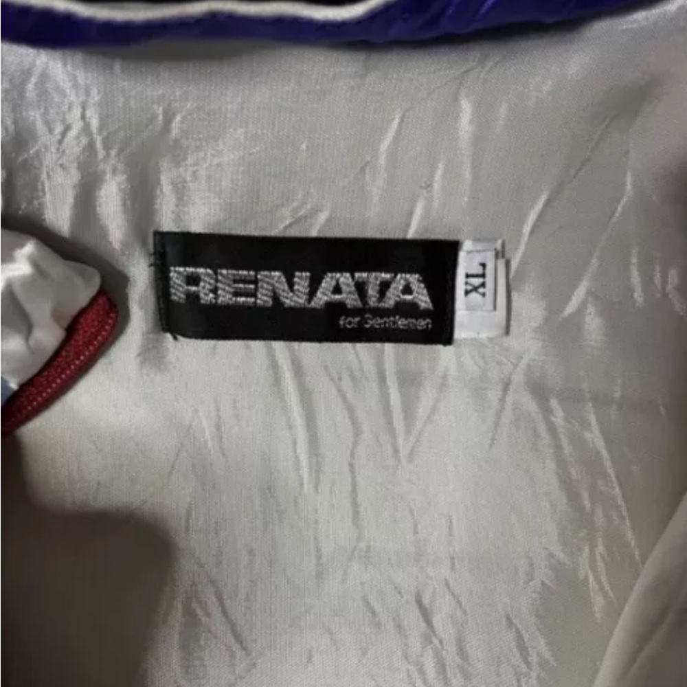 RARE VINTAGE RENATA VODKA PASSION AIRPLANE BOMBER BIG LOGO JACKET Sz XL - Picture 12 of 12